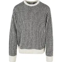 Urban Classics Oversized Two Tone Sweater Whitesand/black Taglia: XL | Maglioni a maglia Outlet | Uomo | Bianco