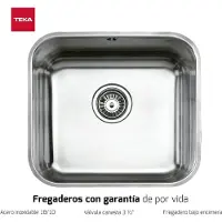 Teka Sink Stainless Steel BE 45.40.20 31 W/OVF