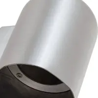 LINDBY Applique da esterno Lupil, alluminio, metallo, GU10, IP44
