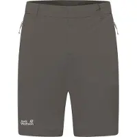 Jack Wolfskin Hikeout Shorts Pantaloncini Uomo (46, marrone/grigio)