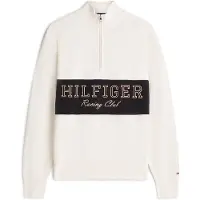 Tommy Hilfiger Modern Athleisure Zip Sweater Ivory Petal Taglia: M | Maglioni a maglia Outlet | Uomo | Bianco