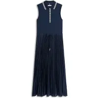 Tommy Hilfiger 1985 Pleated Polo Dress Dark Night Navy Taglia: XS | Maxi abiti Outlet | Donna | Nero