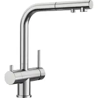 BLANCO Miscelatore da cucina con doccetta FONTAS-S II in acciaio inox spazzolato 525199