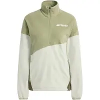 Adidas Women's MT ClimaWarm Fleece Anorak Pullover in pile Donna (S, beige)