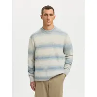 Selected Pullover A Maglia Uomini Blu XL