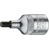 Gedore Inserto per avvitatore 1/4" 4 x 28 mm esagono incassato | 4010886617625