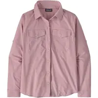 Patagonia Women's L/S Self Guided Sun Shirt Camicia Donna (S, fuchsia)