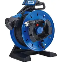 Hedi avvolgitore di cavi per elettrodomestici interamente in plastica da 40 m con spina tipo E H07RN-F 3G2,5