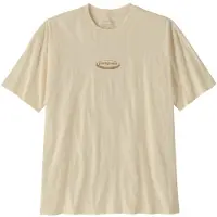 Patagonia Women's 95 Oval Logo Oversized T-Shirt T-shirt Donna (M, beige)