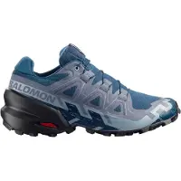 Salomon Women's Speedcross 6 Scarpe per trail running Donna (44 - Regular, grigio/blu)