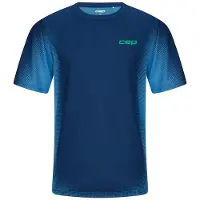 Cep Run Shirt Short Sleeve Maglia da corsa Uomo (S, blu)