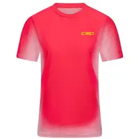 Cep Women's Run Shirt Short Sleeve Maglia da corsa Donna (M, rosso/fuchsia)