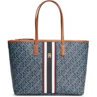 Tommy Hilfiger Monoplay Tote Blue Mix Taglia: OS | Borse a mano Outlet | Donna | Blu