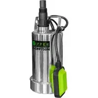 Zipper ZI-CWP750N, pompa per acqua chiara (ad aspirazione superficiale). Pompa per acqua. Pompa