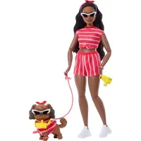 Mattel Look Afroamericani Coordinati Con Un Pupazzo Di Cane