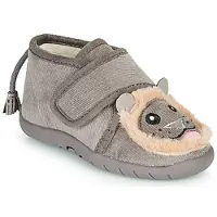 Little Mary Pantofole bambini LIONVELCRO ragazzo - Grigio - 21