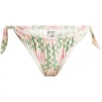 Roxy Women's Hibiscus Daze Ties Moderate Parte inferiore bikini Donna (XL, bianco)