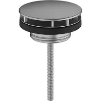 Hansgrohe Valvola per lavabo DN32 Cromo Nero Spazzolato, 50001340