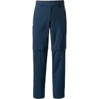 Vaude Farley Stretch Zip Off Pants II Pantaloni zip off Uomo (46 - Long, blu)