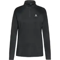 Odlo Women's Mid Layer 1/2 Zip Essential Ceramiwarm Maglia funzionale Donna (L, nero)