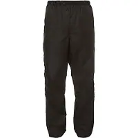 Vaude Bike Fluid Full-Zip Pants II Pantaloni da ciclismo Uomo (S - Regular, nero/grigio)