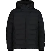 CMP Down Jacket Fix Hood Giacca sintetica Uomo (56, nero)