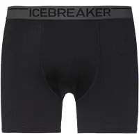 Icebreaker Anatomica Boxers Intimo lana merinos Uomo (XXL, nero)