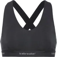 Icebreaker Women's 125 Cool-Lite Sprite Racerback Bra Reggiseno sportivo Donna (XS, nero)