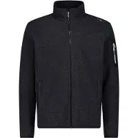 CMP Jacket Jacquard Knitted 38H2237 Giacca in pile Uomo (46, nero)