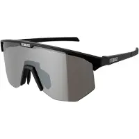 Bliz - Occhiali da sole versatili - Hero Small Matt Black Smoke w Silver Mirror in Pelle - Nero