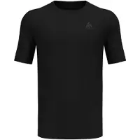 Odlo Baselayer Top Crew Neck S/S Merino 200 Intimo lana merinos Uomo (XXL, nero)