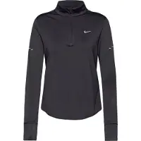Nike Women's Swift Dri-Fit UV 1/2-Zip Running Top Maglia da corsa Donna (M, nero)