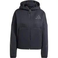 Adidas Giacca di felpa sportiva 'Z.N.E.' grigio / nero