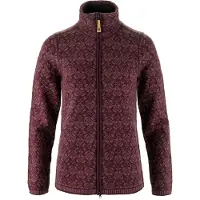 Fjällräven Women's Snow Cardigan Giacca di lana Donna (L, rosso)