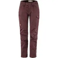 Fjällräven Women's Kaipak Trousers Curved Pantaloni da trekking Donna (36 - Fixed Length, marrone)