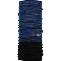 P.A.C. Merino Fleece Sciarpa a tubo Uomo (One Size, blu/nero)