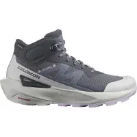 Salomon - Scarpe escursionismo in GORE-TEX - Elixir Activ Mid Gtx W India Ink/Glacier Gray/Orchid Petal per Donne - Taglia 38 - Grigio