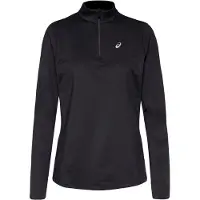 Asics Women's Core L/S 1/2 Zip Winter Top Maglia da corsa Donna (L, nero)