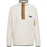 Columbia Helvetia II Half Snap Fleece Pullover in pile Uomo (L, bianco)