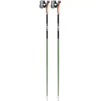 LEKI - Bastoncini nordic walking - Flash Carbon - Taglia 125 cm - Nero