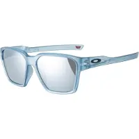 Oakley - Occhiali da sole - Briza Matte Trans Stonewash/Prizm Black Iridium per Uomo - Grigio