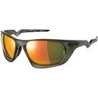 Oakley - Occhiali da sole - Lateralis Matte Olive ink/Prizm Ruby - Kaki