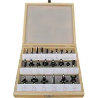 Fortis Set di frese HW 24 pezzi S8 in scatola di legno