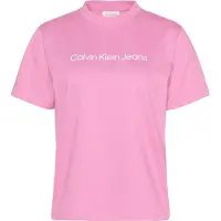 Calvin Klein Inst. Logo Classic T-shirt Raspberry Cream Taglia: XS | Maglie Sportivi Outlet | Donna | Rosa