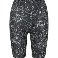Urban Classics Ladies Aop Cycle Shorts 2-pack Black/white+black Taglia: L | Pantaloncini Sportivi Outlet | Donna | Nero