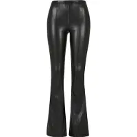 Urban Classics Synthetic Leather Flared Pants Black Taglia: XXL | Pantaloni da completo Outlet | Donna | Nero
