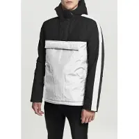 Urban Classics 3-tone Padded Pull Over Hooded Jacket Wht/blk/blk Taglia: M | Giacche Outlet | Unisex