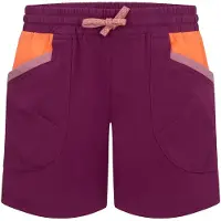 TROLLKIDS Girl's Senja Shorts Pantaloncini Bambini (128, lilla)