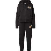 EA7 per donna. 7W000942_AF12473 Tuta nera ad alta visibilità (S), Nero, Casual, Sportivo, Multisport, Poliestere, Manica lunga