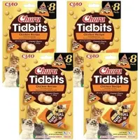Inaba Churu Tidbits Snack Di Pollo Per Gatti 8x96g